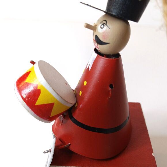 Metal & Wood Dangling Christmas Ornaments 4-PCS Bundle Holiday Tree Decorations - Picture 9 of 10